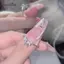 AqToCna Phong Cách Hàn Quốc Sáng Bóng Zircon Mở Nhẫn Có Thể Điều Chỉnh Dành Cho Nữ Cô Gái Lãng Mạn Nơ Nhẫn Thời Trang Đơn Giản Ngón Tay Trang Sức Quà Tặng AqToCna