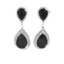 Ánh Sáng Sang Trọng Pha Lê Zircon Cô Dâu Bông Tai Cưới Thời Trang Niche Kim Cương Giọt Nước Bông Tai Nữ Hàng Có Sẵn QEA3