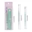 Tweeduj Silicone Ear Cleaner Double Head Earwax Removal Tool Soft Spiral để chăm sóc tai Bộ làm sạch sáp tai Ear Pi Spoon Beauty Health VN