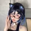 Anime Y2K Hai Chiều Giữa Hai Chiều Khung Kính Nữ Mặt Trơn Nửa Khung Mặt Nhỏ Kính Trang Trí cos Văn Hóa Châu Á Cô Gái Mềm Mại