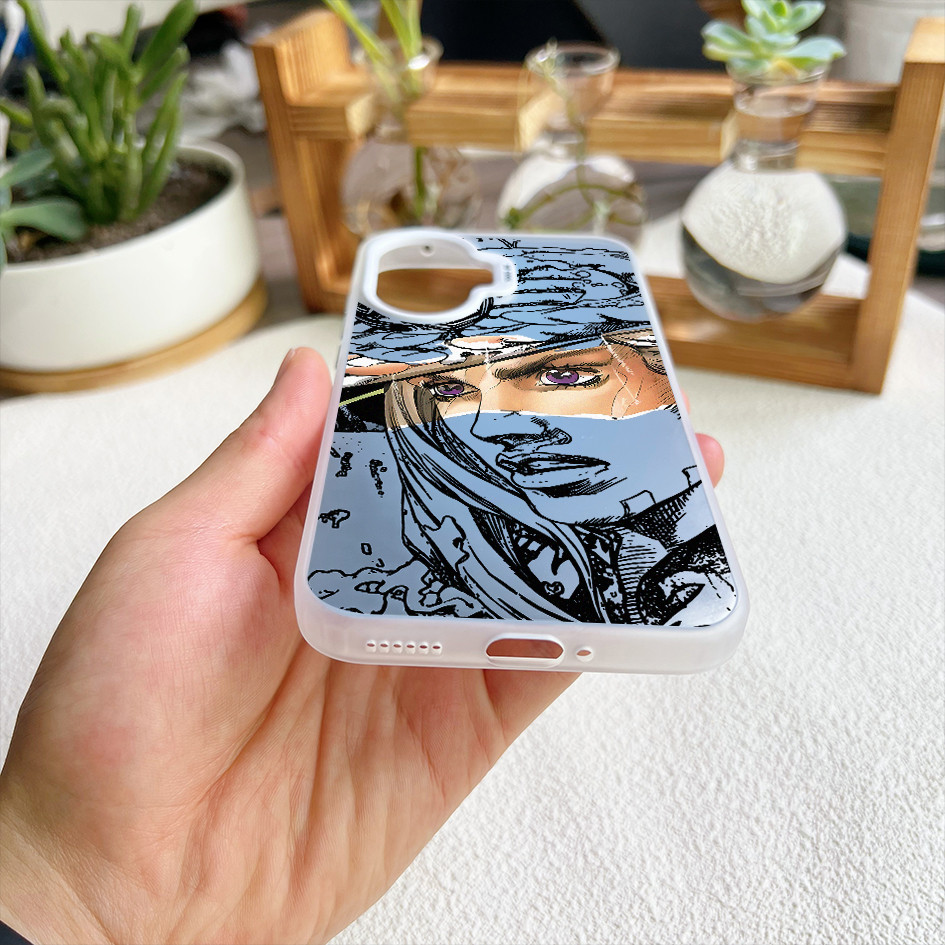 Dành cho Redmi Turbo 5 Max / Turbo 4 Pro / POCO X8 Pro X7 X6 F8 F7 “JOJO ” ”‌Ốp điện thoại viền mềm lưng cứng Gyro "/ Note 15 Pro Mi 15T 14T K90 Pro Redmi chống sốc