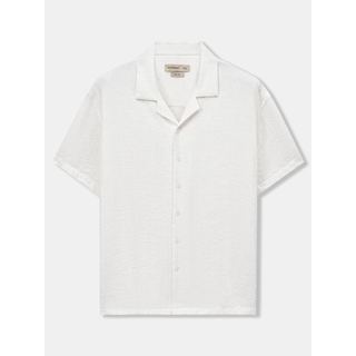Áo Sơ Mi Nam ICONDENIM Tay Ngắn Linen Cuban Sandrift Form Relaxed SMID0397