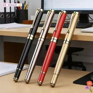 Bút bi BEABOUT, Bút chữ ký nặng bằng kim loại, Viết mượt mà có thể thay thế Văn phòng phẩm Bút viết nam và nữ