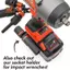 Móc khóa giá đỡ ổ cắm 3pc - Dụng cụ sắp xếp ổ cắm 3 / 8in kèm kẹp và tháo nhanh - Phụ kiện cờ lê tác động và hộp công cụ
