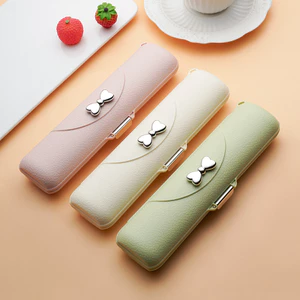 Dao kéo cầm tay bằng thép không gỉ, đũa và thìa phong cách Hàn Quốc, bộ đồ ăn tiện lợi, tươi mát và dễ thương