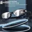 Kính Bơi Cheenm Cắm Tai Bơi Kính Chống Thấm Nước Chuyên Nghiệp HD Chống Sương Mù UV Silicone Có Thể Điều Chỉnh Kính Nam Kính Trong Suốt VN