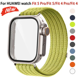 Dây đeo Nylon + thay đổi sang Ultra cho vòng đeo tay dệt Huawei Watch Fit 5 / Fit 5 Pro cho Huawei Watch Fit4 / 4Pro