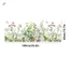 Nhãn dán cửa sổ PVC tĩnh điện Rainbow - Decal hoa có thể tháo rời