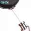 GHX Chống Mất Móc Khóa Dây Thép Đàn Hồi Kéo Móc Khóa Thẻ Đựng Thẻ Recoil Belt Huy Hiệu Kim Loại Có Thể Thu Vào Cuộn ID Huy Hiệu Người Giữ VN