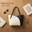 Túi Tote nữ BeautifulHomeA Dung tích lớn Túi đeo vai màu trắng để đi làm du lịch và thời trang hàng ngày VN