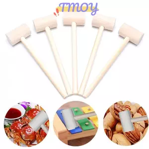 TMOY 5 Chiếc Mini Gỗ Búa Bóng Đồ Chơi Đánh Thay Thế Gỗ Nơ Đồ Chơi TMOY