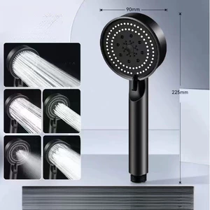 Đầu vòi sen điều áp năm tốc độ, vòi sen cầm tay hiện đại và đơn giản, đa chức năng, di động, tiết kiệm năng lượng
