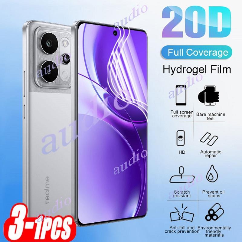 Realme P4 Power 5G 3 Cái 20D Full Coverage Hydrogel Film Cho Realme P4 Power Pro RealmeP4 Power Pro 5G 4G 2026 Bảo Vệ Màn Hình Không Kính Cho Realme P4Power P4Pro RealmeP4Power 5G