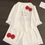 Kích thước lớn Fat Sister Phong cách công chúa Nơ Sling Bộ đồ ngủ Quần short mùa hè Homewear Ren Suit