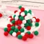 MỚI 100 Cái / lốc Macaron Pompom Lông Tơ Bóng 10 Mm Coloful Sang Trọng Bóng Handmade Thủ Công DIY Trang Trí Đồ Chơi Băng Đô Quấn Tóc Chất Liệu Phụ Kiện SKY