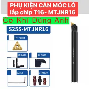 Phụ kiện lắp Cán dao móc lỗ chip T16 ốc vít giữ chip mỏ kẹp cán dao tiện máy CNC