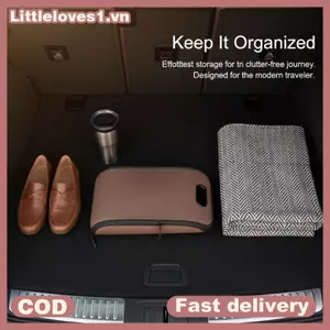 Littleloves1 Hộp đựng giày ô tô 2 lớp Hộp đựng giày thân cây tiện lợi Dễ dàng truy cập hiện vật để sử dụng xe VN