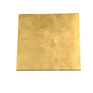 [KTP] Đồng thau kim loại mỏng tấm lá mỏng tấm dày 0.5mm/0.8mm/1mm/2mm 100x100mm Bộ phận tự làm