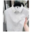 Áo sơ mi Polo nam mùa hè VN thoáng khí, sử dụng chất liệu lụa băng, thiết kế ngắn tay, thích hợp để mặc thường ngày và công sở.