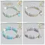 PNPIA- Nhiều Màu Sắc Vỏ Gốm Sao Biển Đính Hạt Vòng Tay Cho Nữ Boho Cá Hạt Dây Bện Dây Xích Bãi Biển Đảng Trang Sức