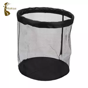 Túi lưới lớn Túi đựng bóng di động có thể gập lại Thùng đựng đồ giặt Bóng rổ Bóng đá Bóng đá Bóng chuyền Gear