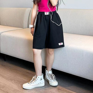 Quần short thể thao cho bé gái – Dáng lửng mềm nhẹ, lưng thun thoải mái, dễ phối mùa hè