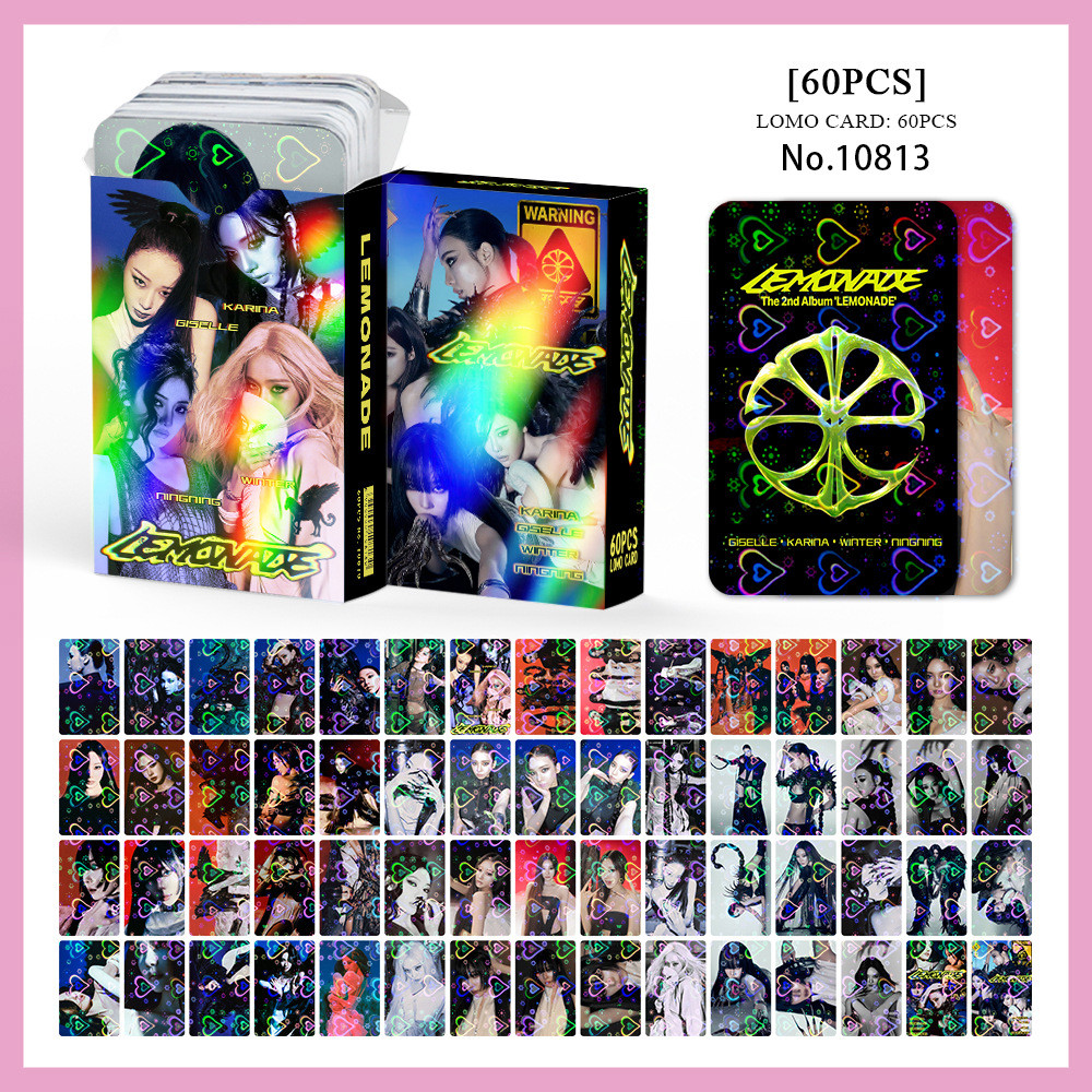50-60 Cái / hộp Photocards Laser Hình ba chiều Lomo Cards KARINANINGING ĐÔNG GISELLE SOLO Bưu thiếp Kpop YM