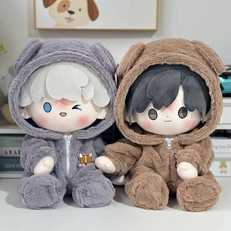 Ceciu Mùa Đông Chó 40cm Cotton Búp Bê Quần Áo Ngồi Ichiban Phần Thưởng Thay Thế Không Thuộc Tính Búp Bê Búp Bê Quần Áo 6.2