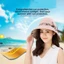Mũ xô nữ PYCOU, Mũ chống nắng có thể gập lại có thể đảo ngược, Thời trang thoáng khí Nhẹ vành lớn Mũ ngư dân du lịch