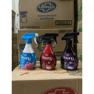 Xịt Vải DOWNY Khử Mùi Và Chống Khuẩn 99.9% Hương Nắng Mai/ Huyền Bí/ Đam Mê Chai 370ml