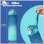 THÊM 800ml / 28oz Bình Nước Thể Thao Dung Tích Lớn Chống Rò Rỉ Cốc Nhựa Nhiều Màu Sắc Uống Ngoài Trời Du Lịch Di Động Tập Gym Thể Dục Bình BSS