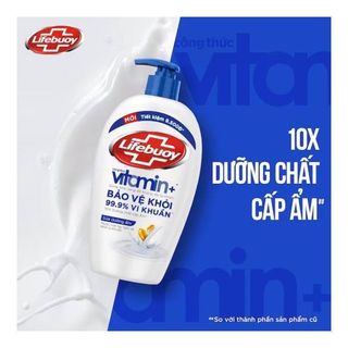 Nước Rửa Tay Dưỡng Ẩm Lifebuoy Vitamin Dạng Sữa Chai 450g