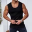 Thể Dục Thể Thao Áo Vest Casual Co Giãn Nhanh Khô Slim-Fit Nam Không Tay Vai Rộng Màu Trơn