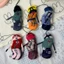 PS1 Naruto Uzumaki Naruto Sasuke Plushie Xấu Xí Dễ Thương Xoắn Giun Sang Trọng Túi Charm Móc Khóa SP1