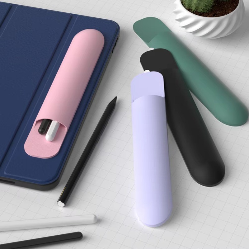 Túi Đựng Bút Đa Năng Cho Apple Pencil Pro 2 1 Stylus Hộp Đựng Bút Silicon Cho Samsung Galaxy Tab S-Pen Hộp Đựng Máy Tính Bảng Cảm Ứng Chắc Chắn Bảo Vệ Bao