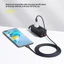 Cáp dữ liệu sạc 6A USB / Type C sang Type C Di động 0,25M / 1M / 1,5M / 2M Cáp sạc dệt 120W Cáp dữ liệu điện thoại sạc siêu nhanh cho IOS / Android