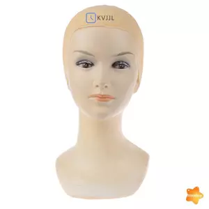 Đầu hói Da Cao Su Da Tóc Giả Mũ Giả Unisex Đảng Chăm Sóc Tóc Cosplay Mới