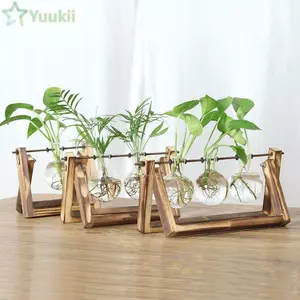 Bình hoa thủy canh YUUKII Trang trí nội thất Cây cảnh Terrarium Để bàn Chậu hoa