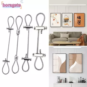 Dây buộc dây BORAGETE, Dây treo có thể điều chỉnh bằng thép không gỉ, lâu trôi có khóa treo đèn buộc có thể thu vào 1,5 / 2 / 3 / 4mm
