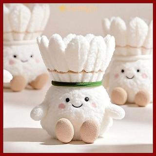 [Giao hàng từ Việt Nam] Móc khóa búp bê cầu lông EARTHLYCO, Đồ chơi nhồi bông Kawaii sáng tạo, Quà tặng mềm Mặt dây chuyền ba lô hoạt hình