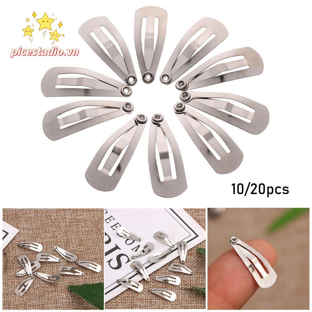 PICESTADIO 10 / 20 Chiếc Kẹp Đầu Thảm Mini 2cm * 0.8cm Bé Gái Quà Tặng Sinh Nhật Công Chúa Đồ Chơi Trẻ Em Mũ Nón