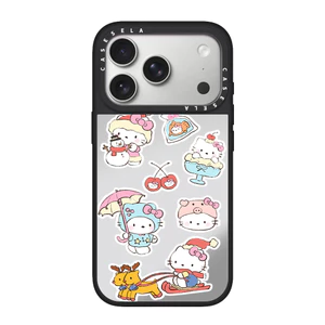 Ốp Điện Thoại Mèo Anh Đào Gương Từ Tính Cho IPhone 17 16 Pro Max 17 Air 16 15 14 13 12 11 Vỏ Bảo Vệ Chống Sốc
