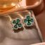 S925 Cổ Điển Phù Hợp Với Ánh Sáng Sang Trọng Bốn Lá Cỏ Ba Lá Nhiều Màu Sắc Zircon Bông Tai Thời Trang Sáng Tạo Thiết Kế Độc Đáo Bông Tai Hoa Nữ 2026-6-1