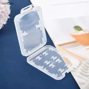 Luckyew 1 Trong Suốt Bảo Vệ Giá Đỡ Micro Hộp Cho SD SDHC TF MS Thẻ Nhớ Hộp Đựng Hộp Nhựa TQ
