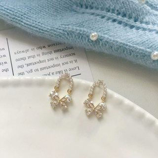 Bông Tai Bạc 925 Chân Zircon Bướm Đinh Bông Tai Cho Người Phụ Nữ Cổ Tích Ngọt Ngào Và Đa Năng Bướm Niche Thiết Kế Bông Tai