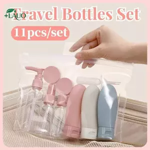 Springevenstar 11in1 Bộ Chai Du Lịch Kích Thước Hộp Đựng Mỹ Phẩm Chăm Sóc Da Chất Lỏng Đồ Vệ Sinh Chai Springevenstar