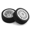 4 Lốp Cao Su Lục Giác 67mm 12mm Lốp Bánh Xe Cho Tamiya XV01 XV02 TT01 TT02 TA06 PTG2 HPI KYOSHO WR8 HSP 1 / 10 RC Rally Racing Xe Nâng Cấp Phần