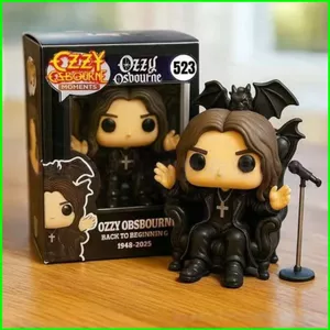 HT3 FUNKO POP Ozzy Osbourne Nhân Vật Hành Động Lông Vịt Trang Trí Trang Trí Nhà Quà Tặng Cho Trẻ Em Bộ Sưu Tập TH3