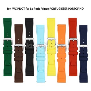 20 / 21 / 22mm Phát Hành Nhanh Cho IWC Pilot Silicone Watchband Cao Su Đa Năng Dây Đeo Đồng Hồ Nam Nữ Thể Thao Dây Đeo Tay Vòng Tay