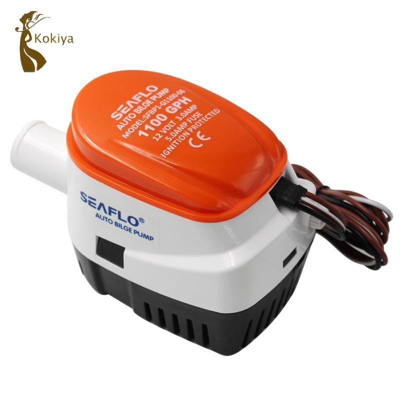 BƠM Nước Chìm 1100GPH Tự Động 12V Có Công Tắc Phao Mới